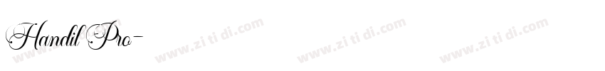 Handil Pro字体转换
